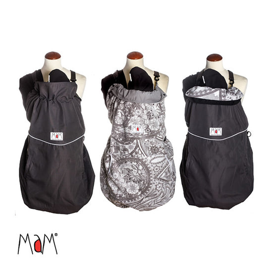 MaM Couverture de portage 4 Saisons - 3 en 1 Evolutif Stone Grey - Paisley