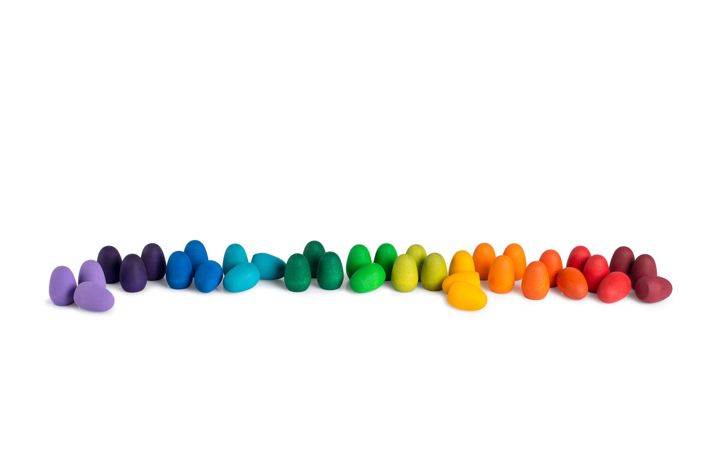 Grapat Mandala Oeufs arc-en-ciel - Lot de 36