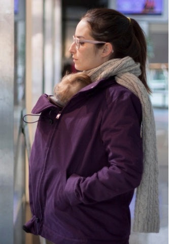 Manteau de portage Momawo Violet