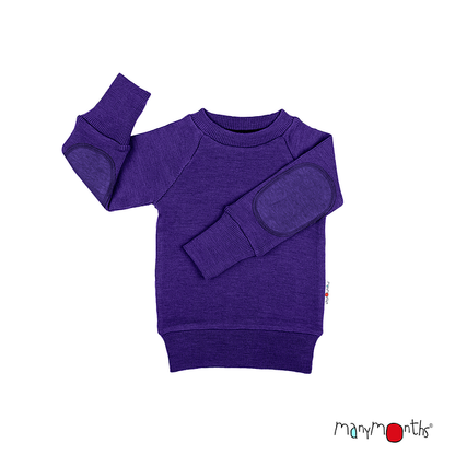 MANYMONTHS Pull en laine avec coudière coloris 2024