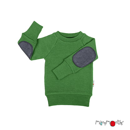 MANYMONTHS Pull en laine avec coudière coloris 2024