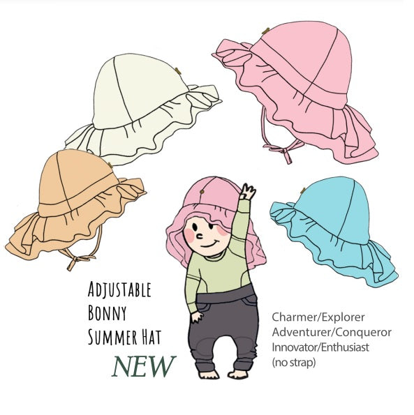 ManyMonths Chapeau d'été Bonny Chanvre/coton bio Natural