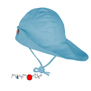 ManyMonths Chapeau d'été Chanvre et coton bio Milky Blue