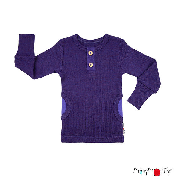 MANYMONTHS Henley T-shirt manches longues - Coloris 2024
