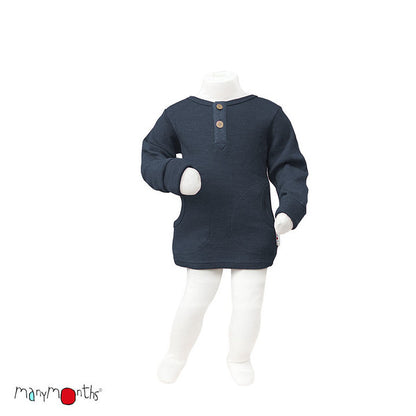 MANYMONTHS Henley T-shirt manches longues - Coloris 2023