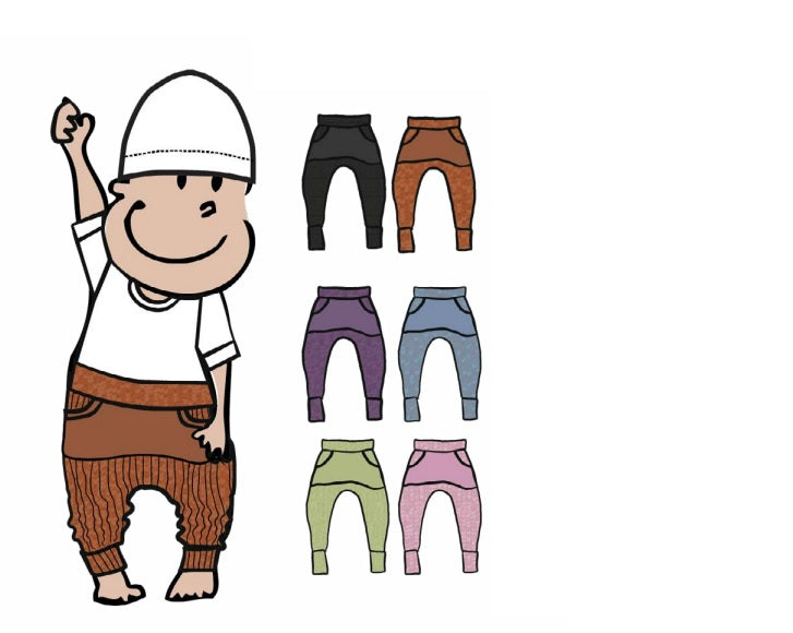 MANYMONTHS Kangaroo pants en laine - Coloris 2022