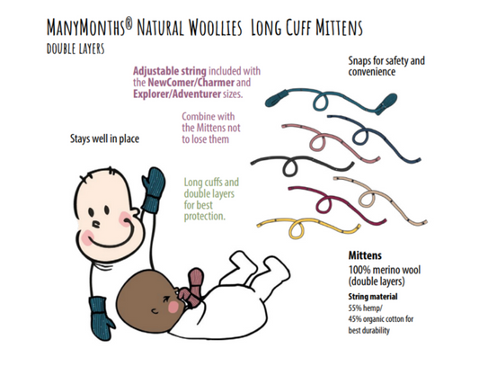 MANYMONTHS Moufles en laine - Coloris 2023