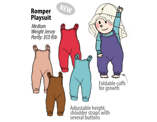 ManyMonths salopette coton bio - coloris 2023