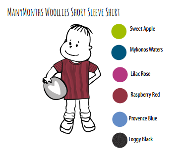 ManyMonths T-shirt manches courtes Raspberry Red