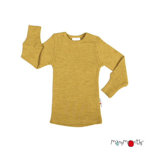 MANYMONTHS T-shirt manches longues en laine - coloris 2023
