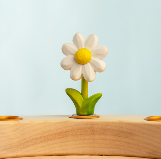 BumbuToys Figurine en bois pour couronne de célébration - Marguerite