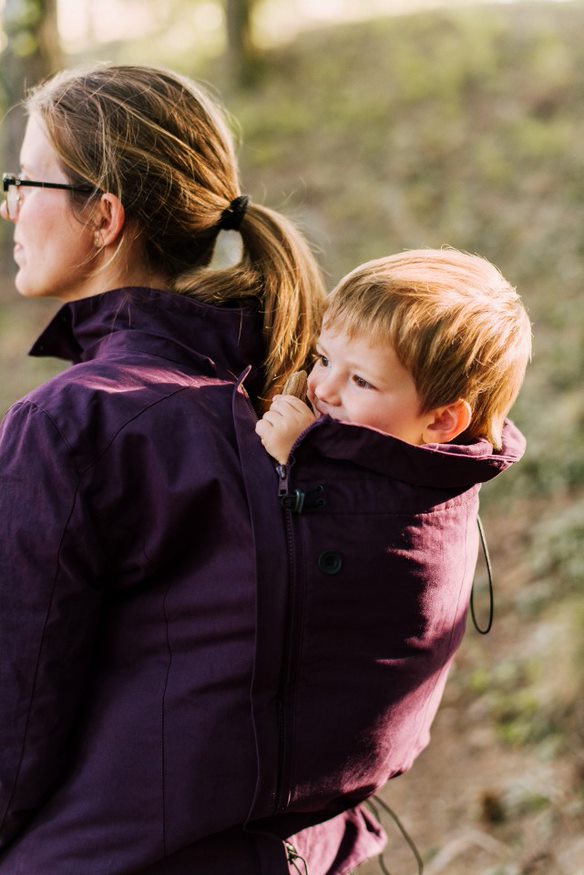 Manteau de portage Momawo Violet