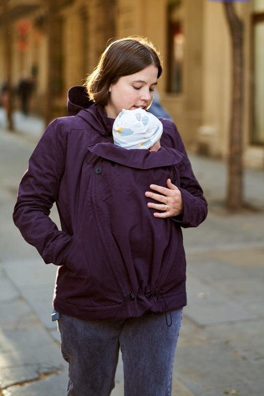 Manteau de portage Momawo Violet