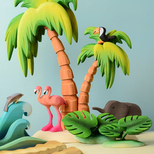 BumbuToys Monstera en bois