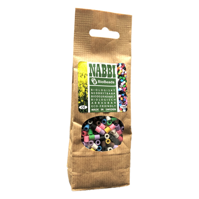 Nabbi BioBeads Perles à repasser Biodégradables 10 couleurs - Lot de 1000