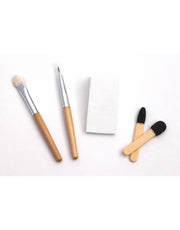 Lot 5 applicateurs maquillage pinceaux & éponge - Natural Face Paint
