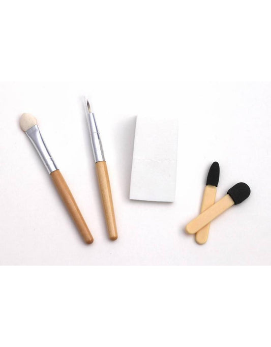 Lot 5 applicateurs maquillage pinceaux & éponge - Natural Face Paint