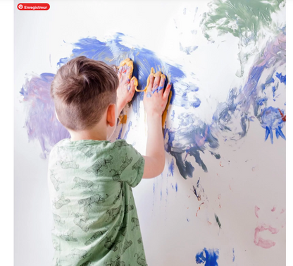 Neogrün Peinture à doigts Aki - Lot de 4 pots