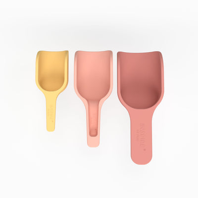 PlayTRAY Inspire My Play Lot de 3 Pelles Ton rouge/jaune
