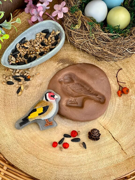 Oiseaux Pierres sensorielles Lot de 8 Yellow Door