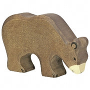 Ours brun, mangeant Holztiger