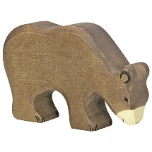 Ours brun, mangeant Holztiger