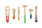 Outils en bois Grapat - lot de 6
