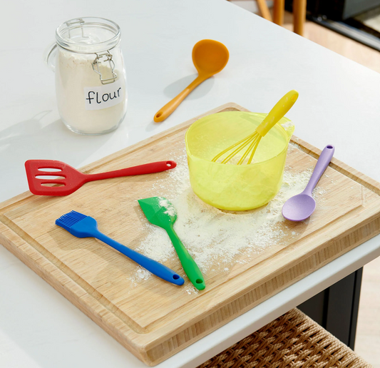 Tickit Ustensiles Mudkitchen arc-en-ciel - Lot de 6