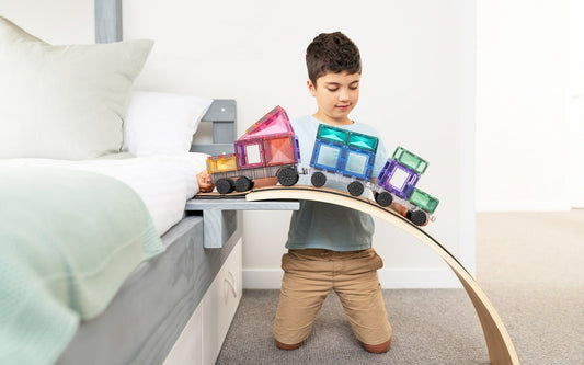 Pack de transport Pastel Jeu magnétique Connetix - Lot de 50