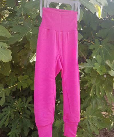 Cosilana Pantalon Rose - laine/soie