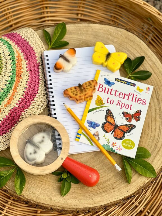 Papillons Pierres sensorielles Lot de 8 Yellow Door