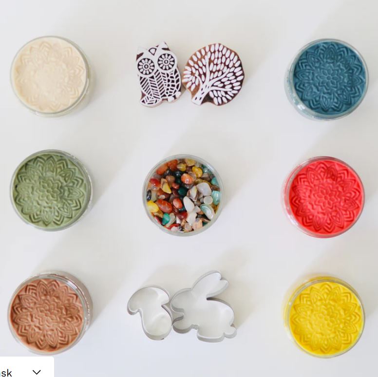 Pâte à modeler Naturelle - The Wild Hearts Créative - 720 gr et accessoires