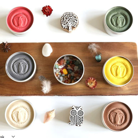 Pâte à modeler Naturelle - The Wild Hearts Créative - 720 gr et accessoires