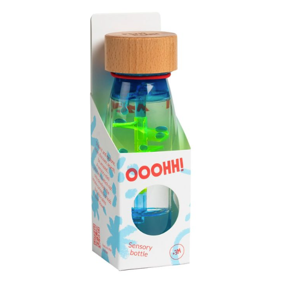 Petit Boum Bouteille sensorielle Move Spiral Blue