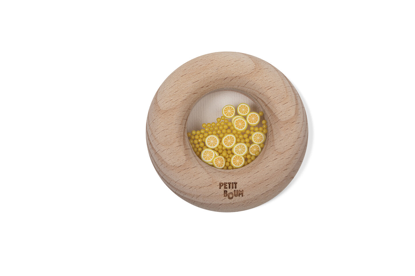 Petit Boum Hochet sensoriel Beignet Lemon