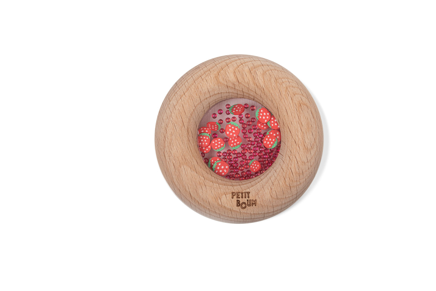 Petit Boum Hochet sensoriel Beignet Fraises