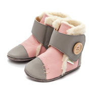 Bottines fourrées en cuir souple Liliputi Pearl