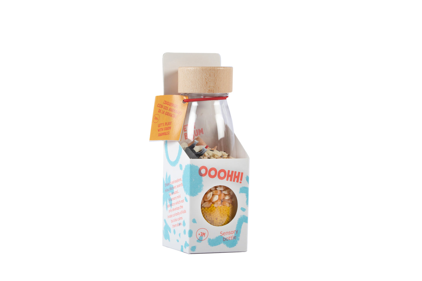 PETIT BOUM Bouteille Sensorielle cache-cache Ferme