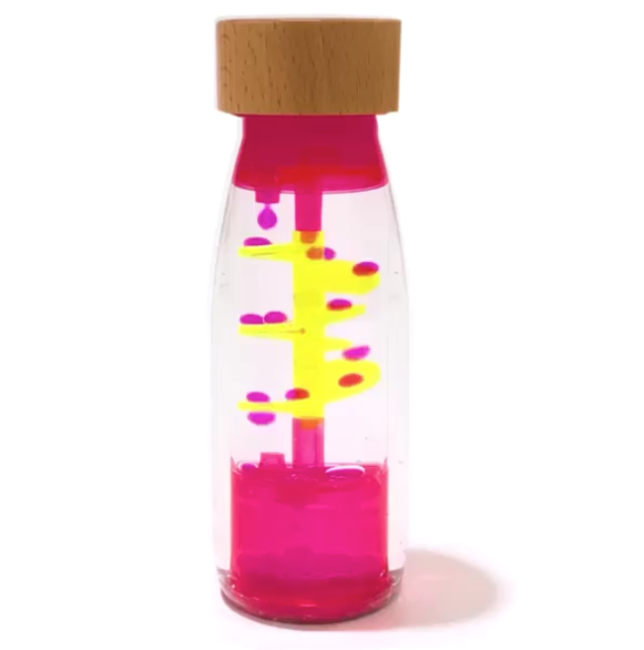 Petit Boum Bouteille sensorielle Move Spiral Pink