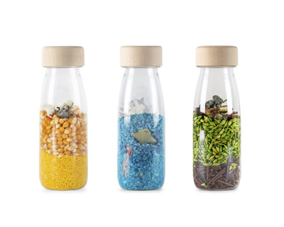 Petit Boum Bouteilles Sensorielle cache-cache Pack Nature