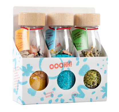 Petit Boum Bouteilles Sensorielle cache-cache Pack Nature