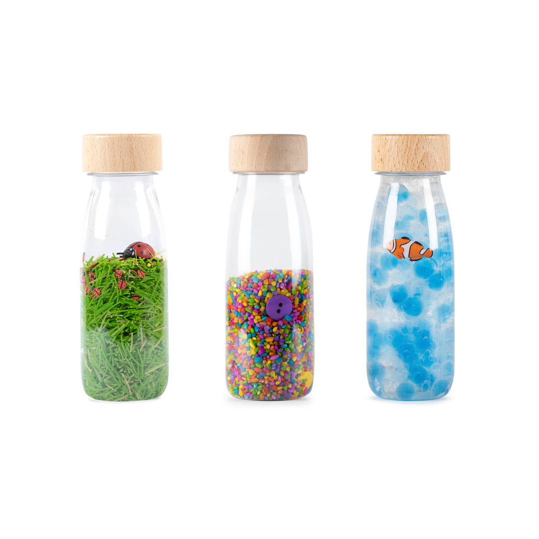 PETIT BOUM Bouteilles Sensorielles Sonores Pack Eco