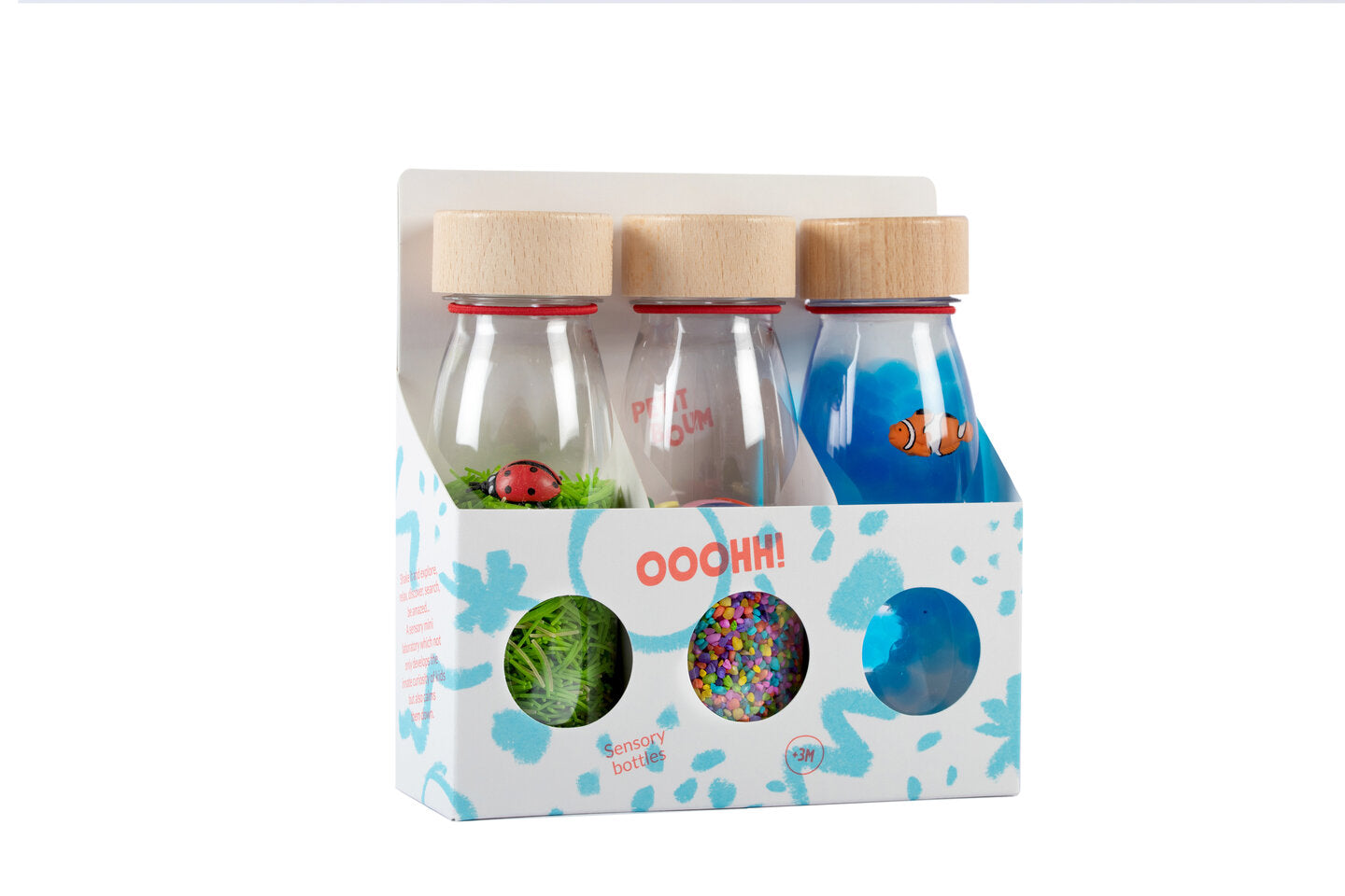 PETIT BOUM Bouteilles Sensorielles Sonores Pack Eco