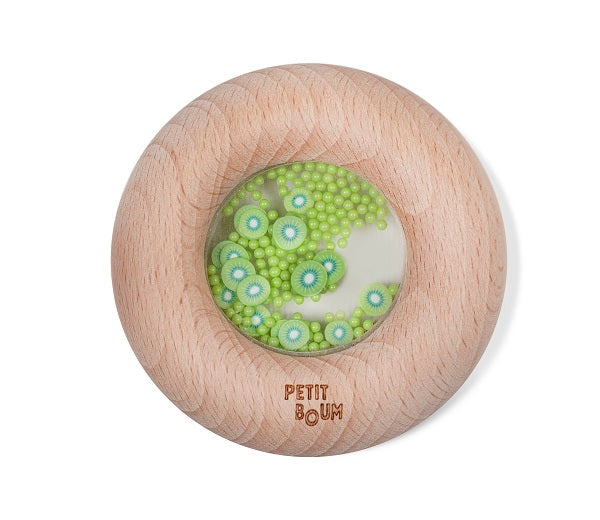Petit Boum Hochet sensoriel Donut Kiwi
