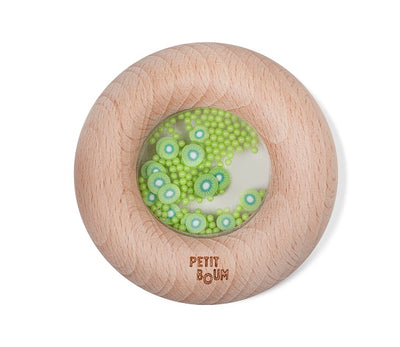 Petit Boum Hochet sensoriel Donut Kiwi