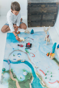 Tapis de jeu Carpeto Etoile des neiges 90 X 60 cm