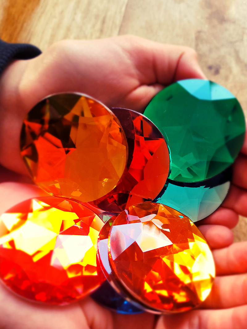Bauspiel Pierres brillantes Géants 10 pièces