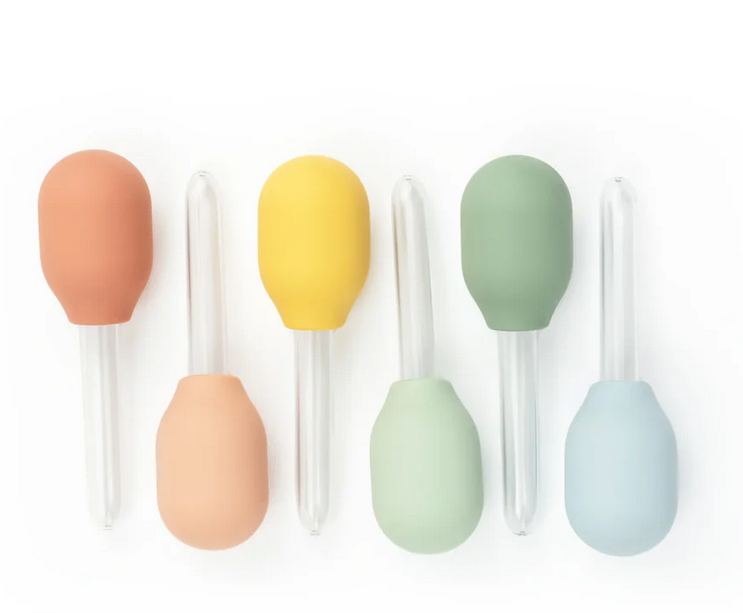 Pipettes géantes Dropper set Pastel - Lot de 6 PlayTRAY Inspire my Play