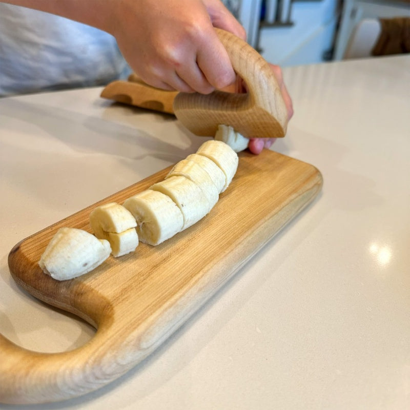 Couteau Montessori en bois - Bumbu Toys