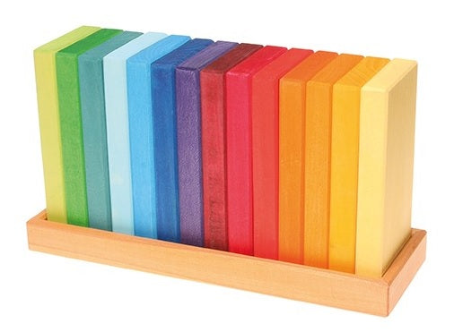 Planchettes arc en ciel pour constructions XL Grimm's